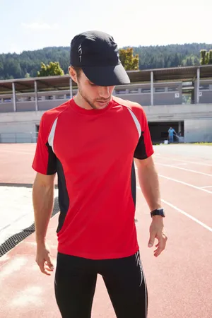 Men´s Running-T Red / Black