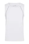 Herren Funktionsshirt ärmellos White / Silver