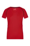 Ladies´ Sports T-Shirt Red / Black