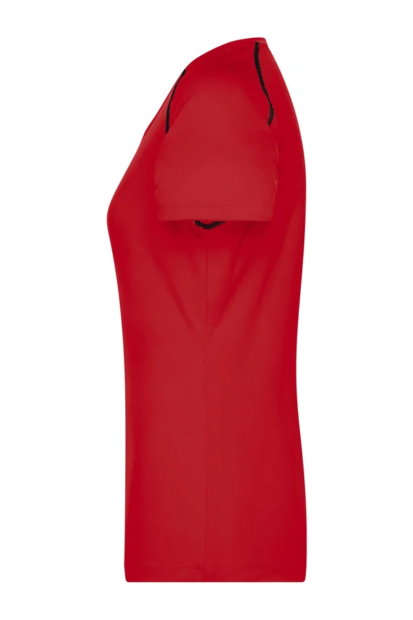 Ladies´ Sports T-Shirt Red / Black