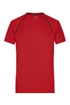 Men´s Sports T-Shirt Red / Black