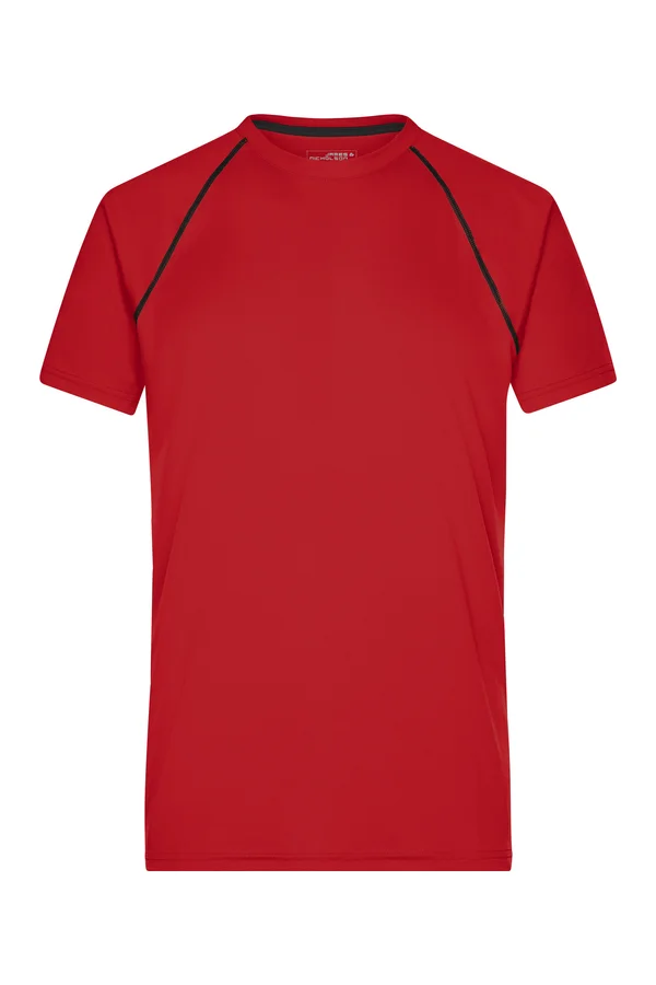 Men´s Sports T-Shirt Red / Black