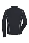 Ladies´ Sports Shirt Longsleeve Black / White