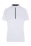 Damen Radtrikot White / Black