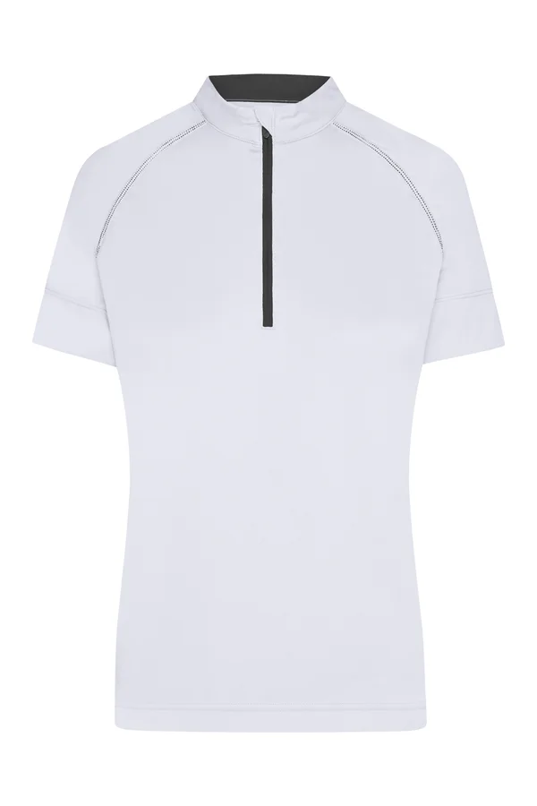Damen Radtrikot White / Black