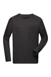 Men´s Sports Shirt Long-Sleeved Black
