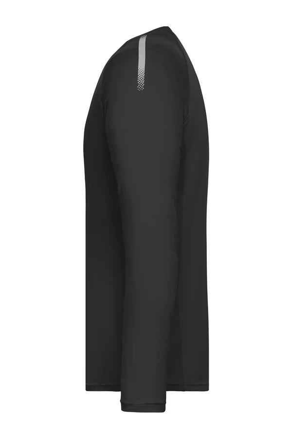 Men´s Sports Shirt Long-Sleeved Black