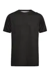 Herren Sport Shirt black/black printed