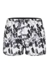 Damen Sport Shorts black printed