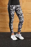 Damen Sportleggings black printed/black