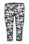 Damen Sportleggings 3/4 black printed/black