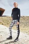 Damen Sport Hoody mit Zip Black