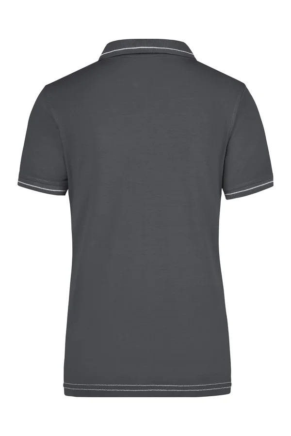 Ladies´ Elastic Polo graphite/white
