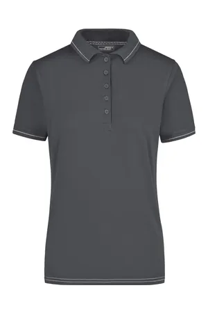 Ladies´ Elastic Polo graphite/white