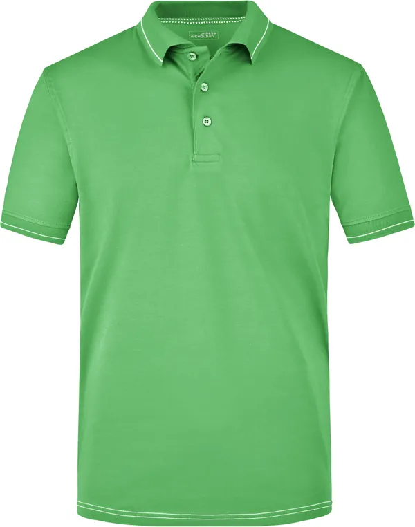 Herren Jersey Stretch Polo