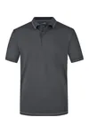 Men´s Elastic Polo graphite/white