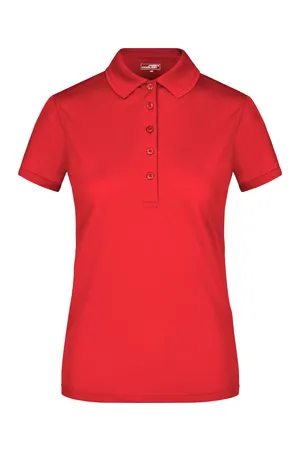 Damen Active Polo Red