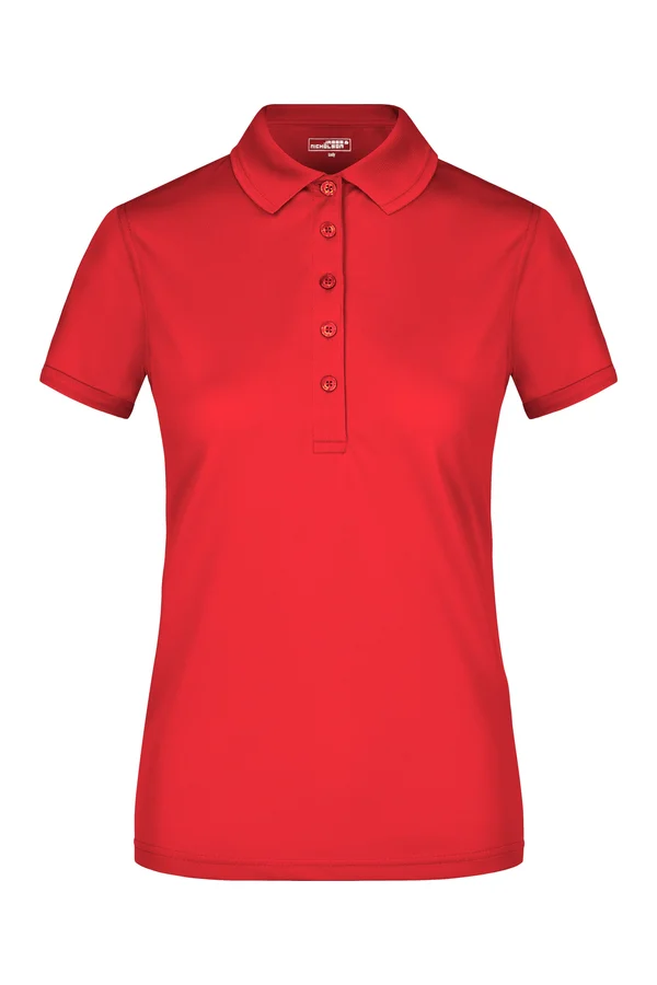 Damen Active Polo Red