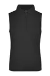 Damen Polo ärmellos Black