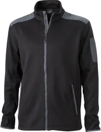 Herren Strickfleece Jacke