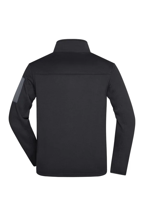 Men´s Knitted Fleece Jacket black/carbon