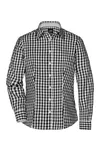 Ladies´ Checked Blouse Black / White