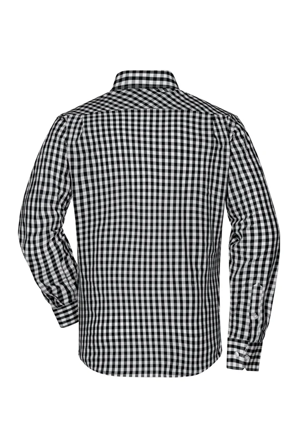 Men´s Checked Shirt Black / White