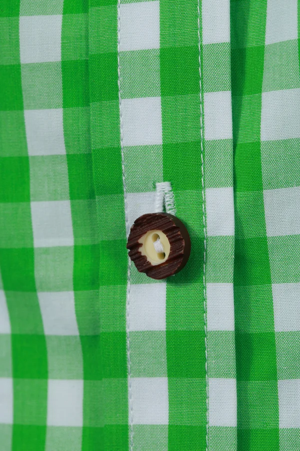 Ladies´ Traditional Shirt Green / White
