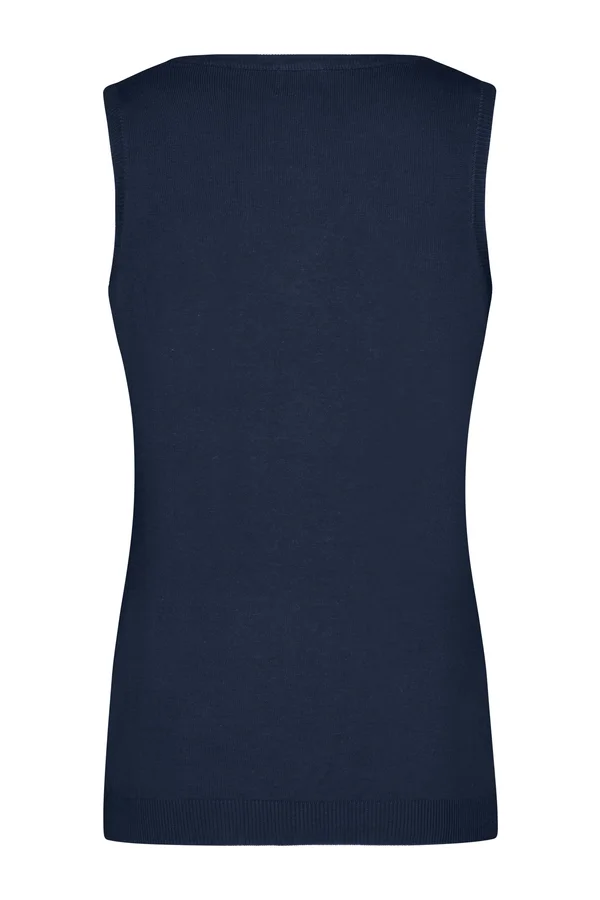 Ladies´ V-Neck Pullunder Navy