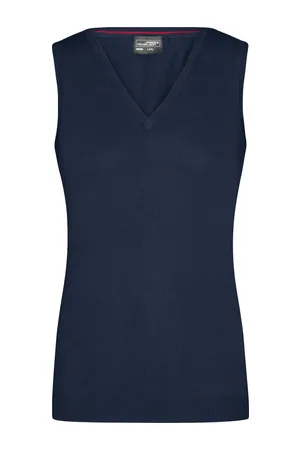 Ladies´ V-Neck Pullunder Navy