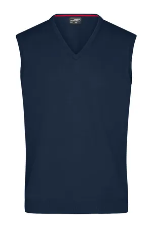 Men´s V-Neck Pullunder Navy