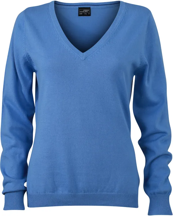 Damen V-Ausschnitt Pullover