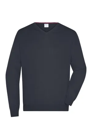 Men´s V-Neck Pullover Black