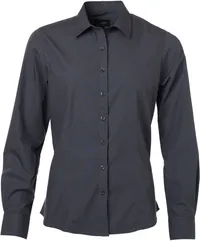 Popeline Bluse langarm