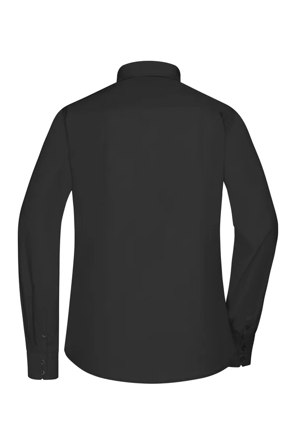 Ladies´ Shirt Longsleeve Poplin Black
