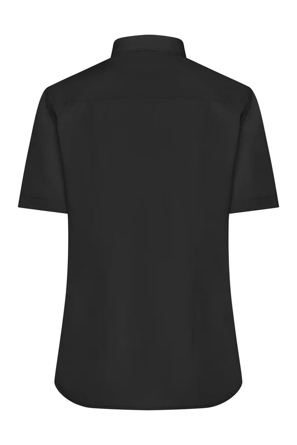 Ladies´ Shirt Shortsleeve Poplin Black