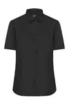 Ladies´ Shirt Shortsleeve Poplin Black