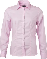 Micro-Twill Bluse langarm