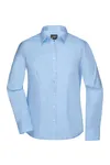 Ladies´ Shirt Longsleeve Micro-Twill Light Blue