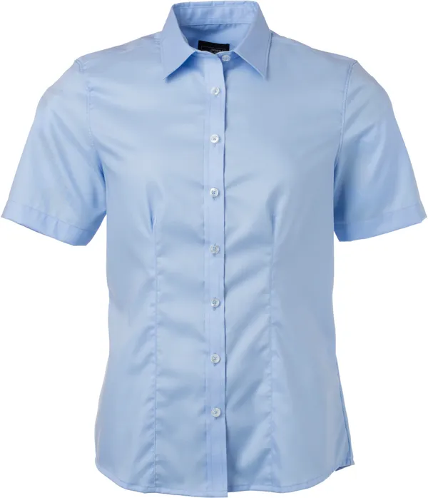 Micro-Twill Bluse kurzarm
