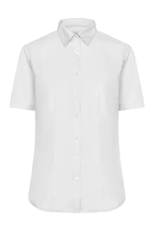 Ladies´ Shirt Shortsleeve Micro-Twill White