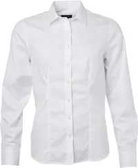 Herringbone Bluse langarm