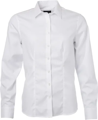 Herringbone Bluse langarm
