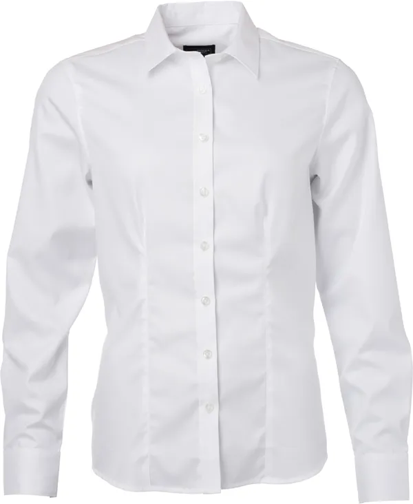 Herringbone Bluse langarm