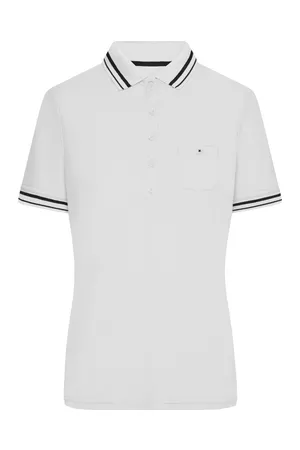 Damen Funktions Polo White / Black