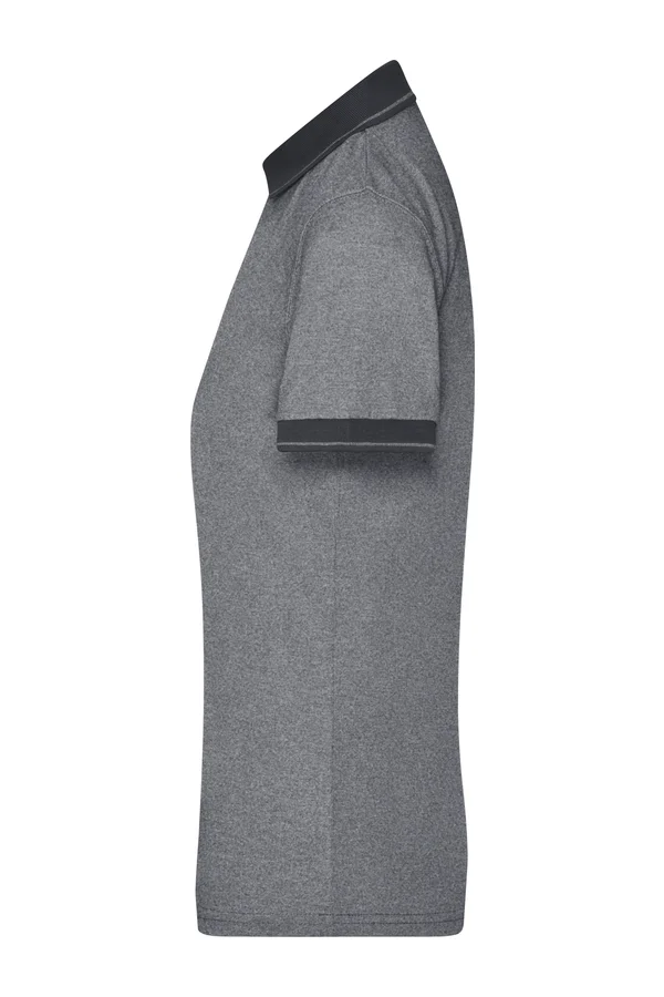 Ladies´ Heather Polo black melange/black