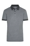 Men´s Heather Polo black melange/black