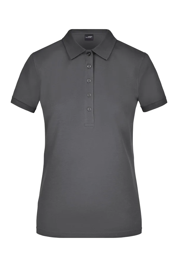 Ladies´ Elastic Polo Piqué graphite