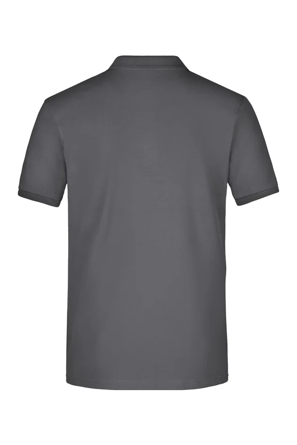 Men´s Elastic Polo Piqué graphite