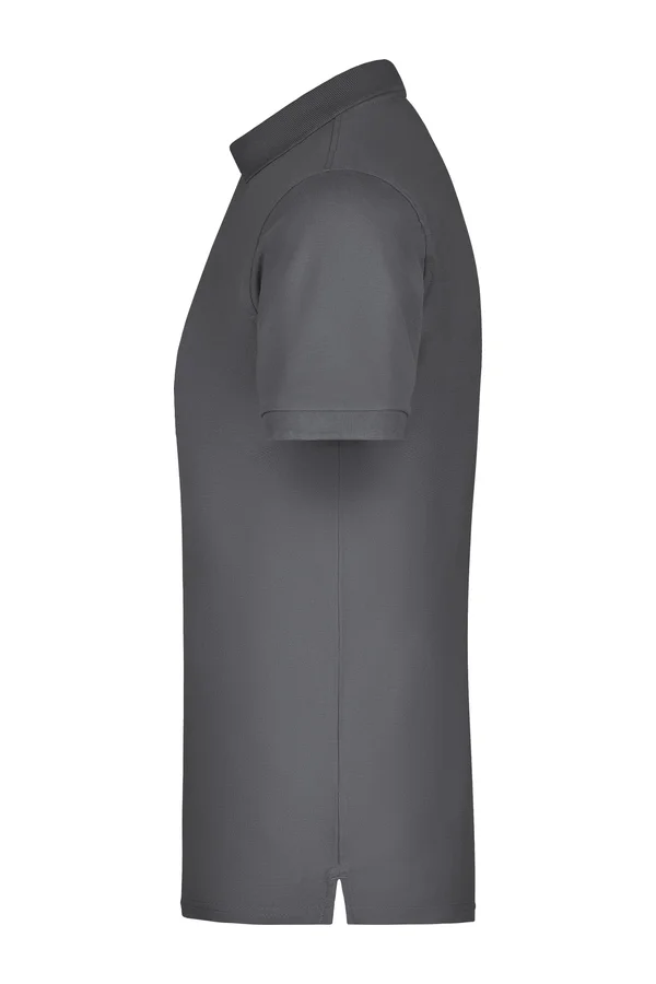 Men´s Elastic Polo Piqué graphite